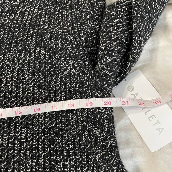 NWT Athleta Shasta V-Neck Wool Marled Sweater - Picture 8 of 9